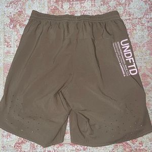 Adidas X Undefeated athletic shorts with Liner size Large